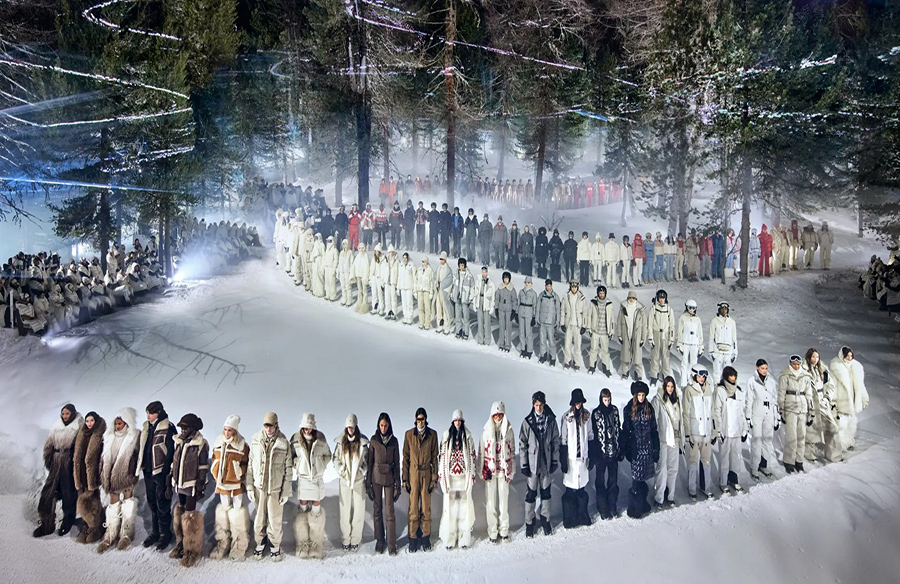 Moncler Grenoble: A Snowy Spectacle for Fall-Winter 2024