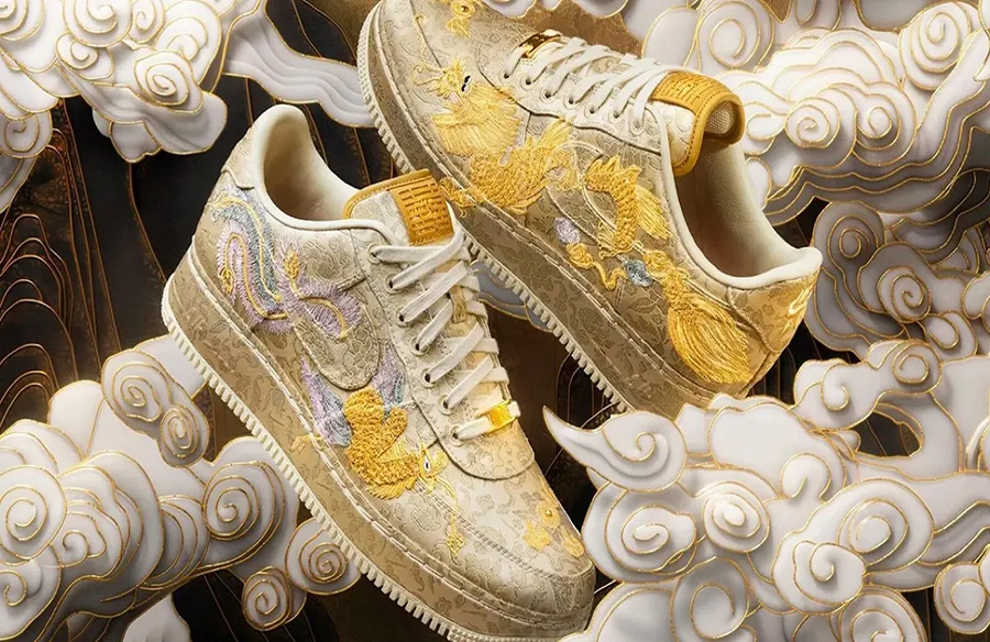 Nike Unveils Extravagant Air Force 1 for the Year of the Dragon